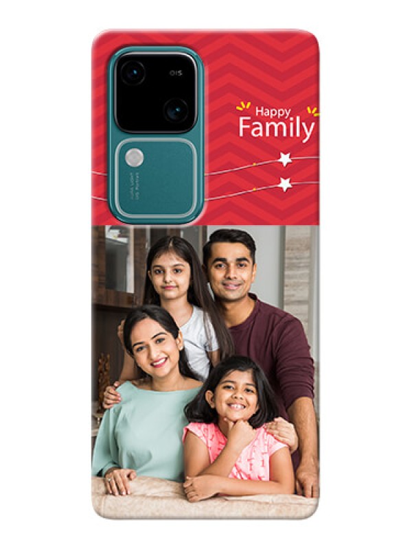 Custom Vivo V30 5G customized phone cases: Happy Family Design