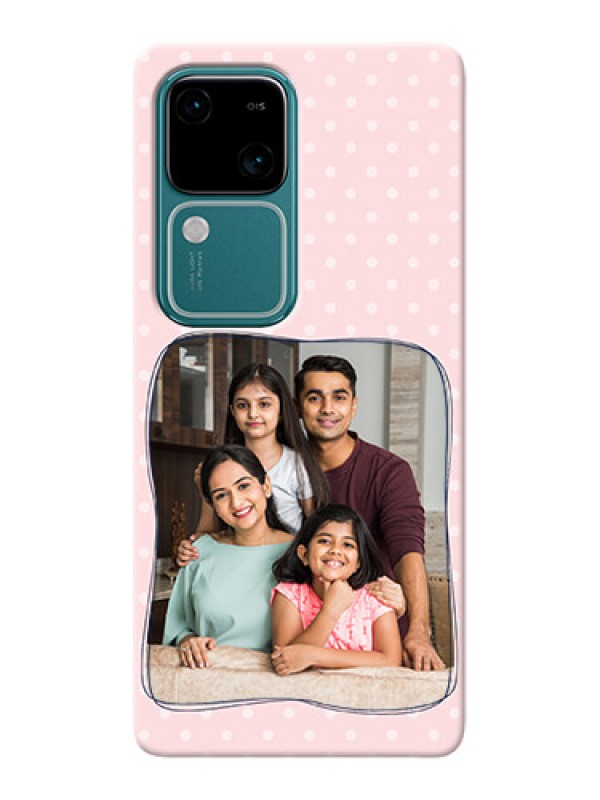 Custom Vivo V30 5G Personalized Phone Cases: Family with Dots Design