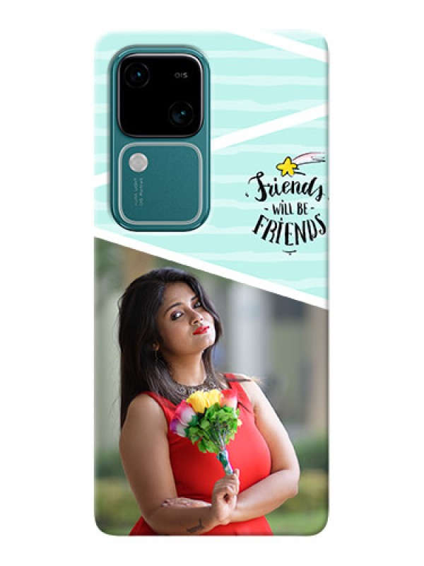 Custom Vivo V30 5G Mobile Back Covers: Friends Picture Icon Design
