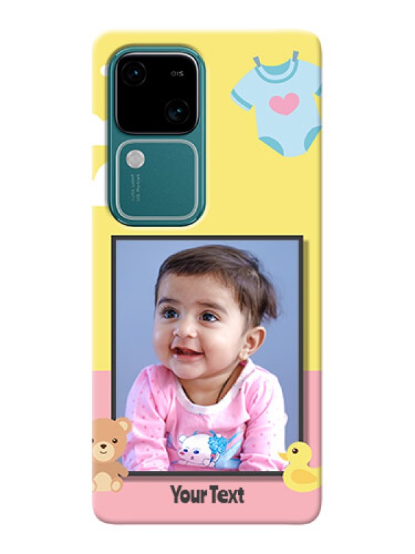 Custom Vivo V30 5G Back Covers: Kids 2 Color Design
