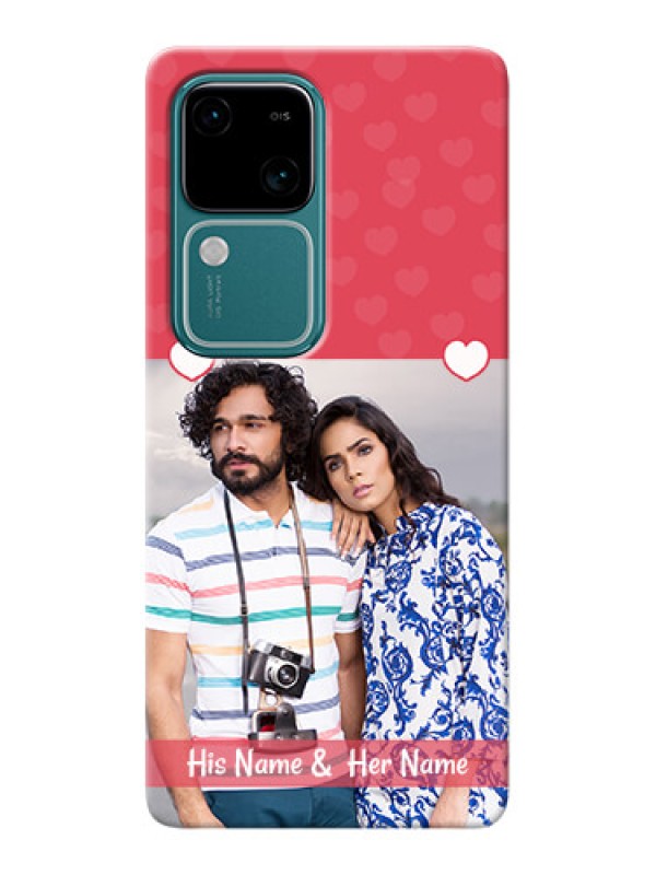 Custom Vivo V30 5G Mobile Cases: Simple Love Design