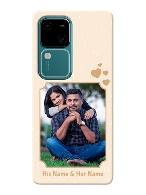 Custom Vivo V30 5G mobile phone cases with confetti love design