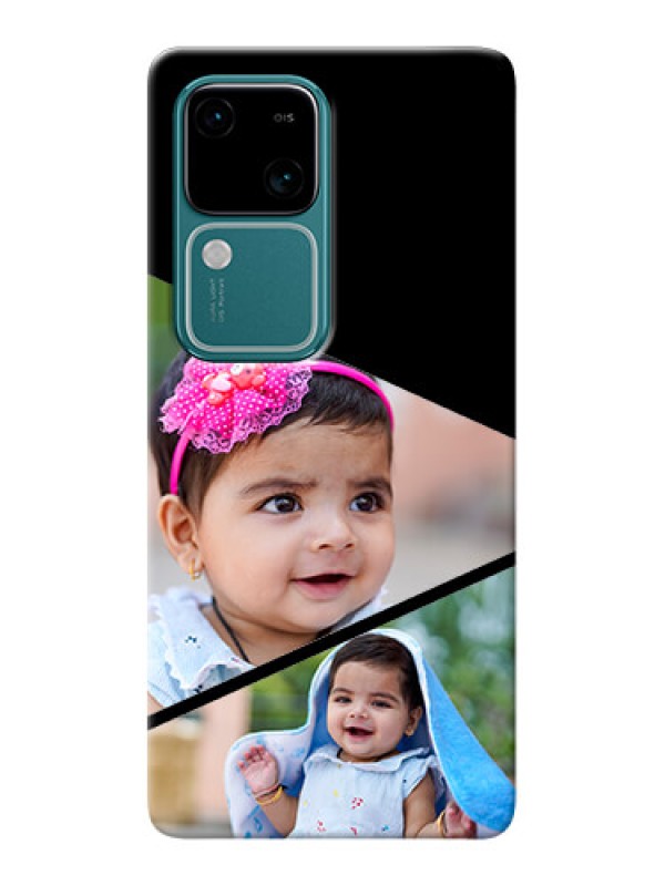 Custom Vivo V30 5G mobile back covers online: Semi Cut Design