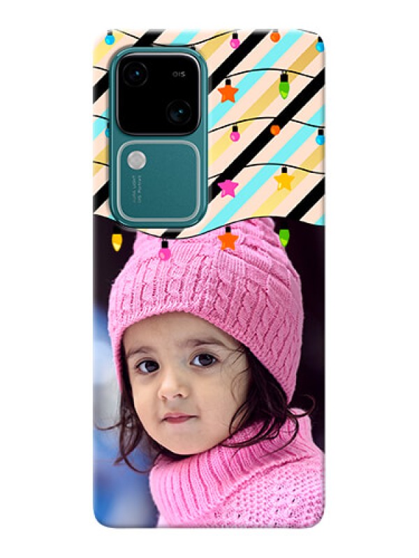Custom Vivo V30 5G Personalized Mobile Covers: Lights Hanging Design