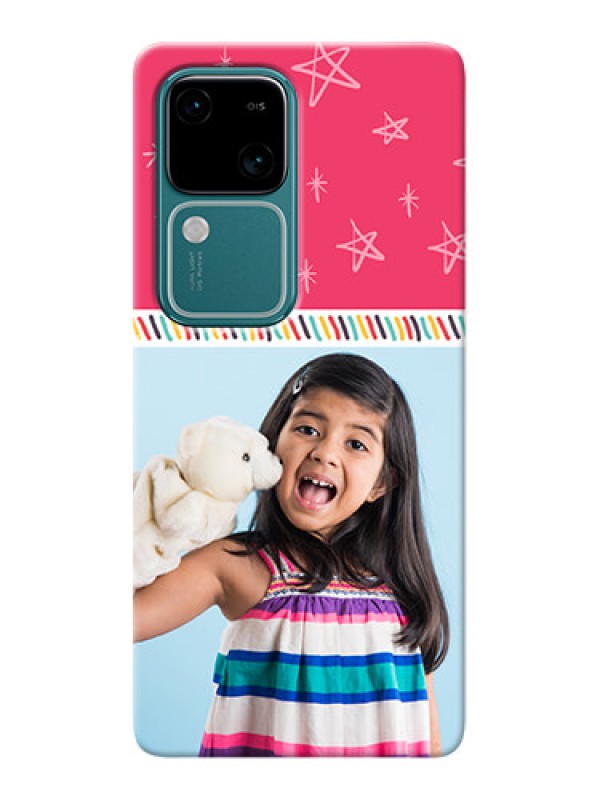 Custom Vivo V30 5G Personalized Phone Cases: line art design