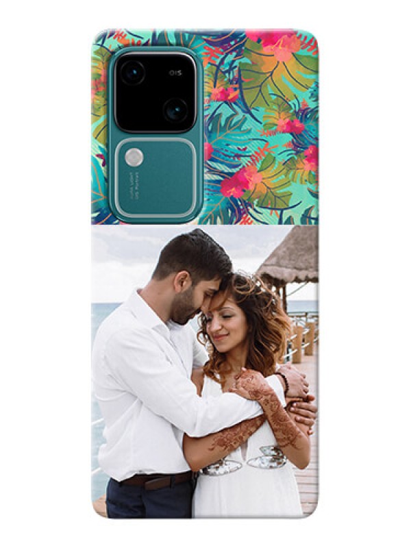 Custom Vivo V30 5G Personalized Phone Cases: Watercolor Floral Design