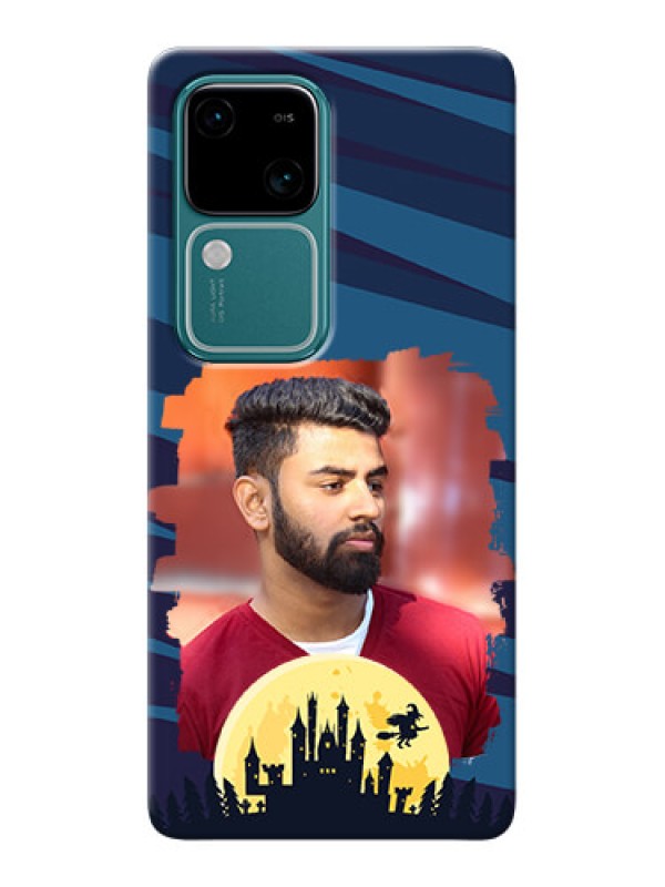 Custom Vivo V30 5G Back Covers: Halloween Witch Design