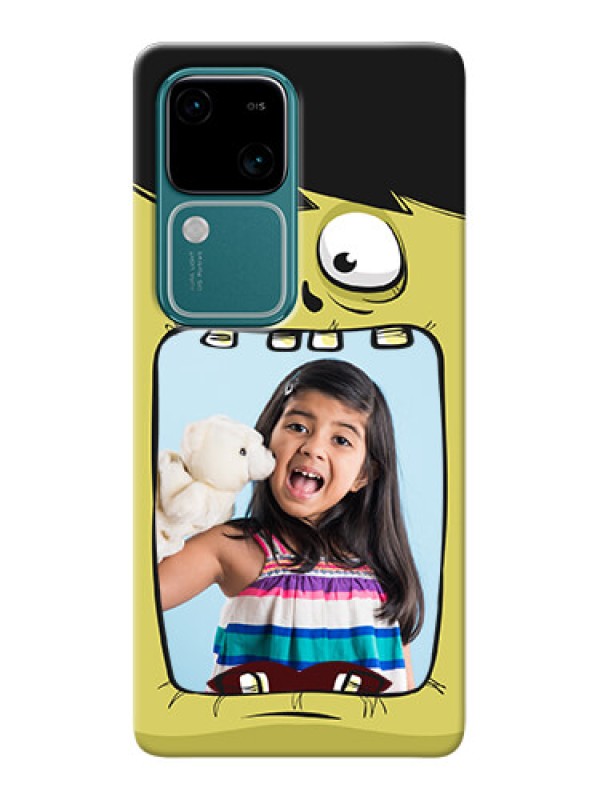 Custom Vivo V30 5G Mobile Covers: Cartoon monster back case Design