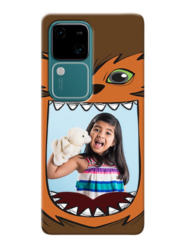 Custom Vivo V30 5G Phone Covers: Owl Monster Back Case Design