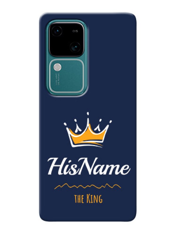 Custom Vivo V30 5G King Phone Case with Name