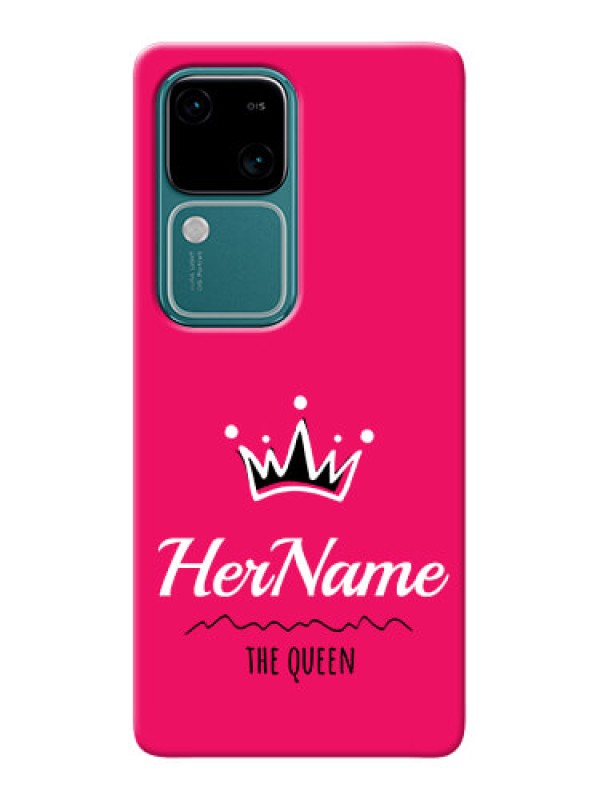 Custom Vivo V30 5G Queen Phone Case with Name