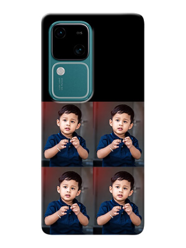 Custom Vivo V30 5G 4 Image Holder on Mobile Cover