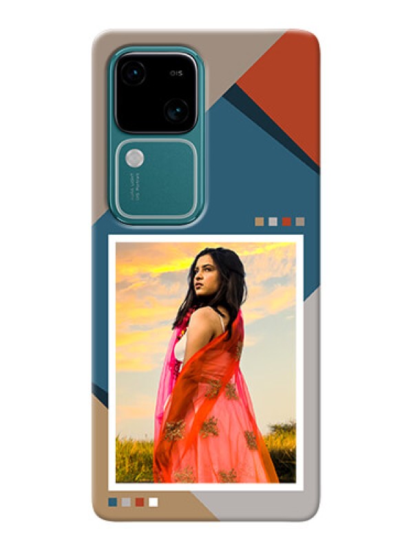Custom Vivo V30 5G Personalized Phone Case with Retro color pallet Design