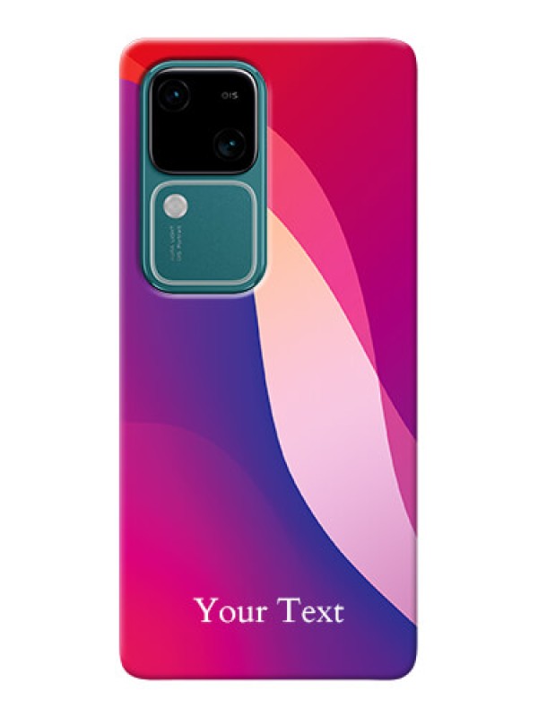 Custom Vivo V30 5G Personalized Phone Case with Digital abstract Overlap Design
