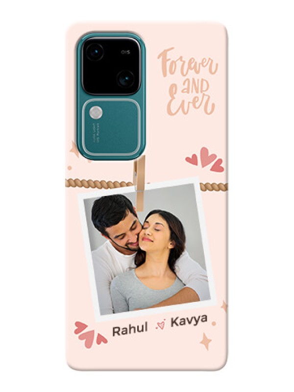 Custom Vivo V30 5G Custom Phone Case with Forever and ever love Design