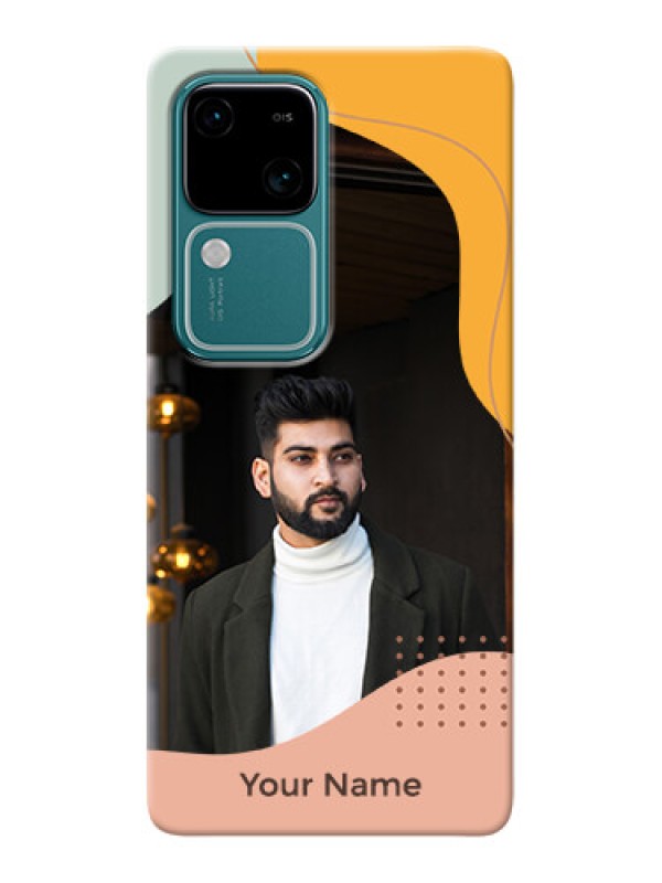 Custom Vivo V30 5G Personalized Phone Case with Triwithcoloured overlay design