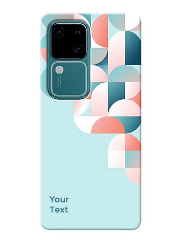 Custom Vivo V30 5G Custom Phone Case with Stylish Semiwithcircle Pattern Design