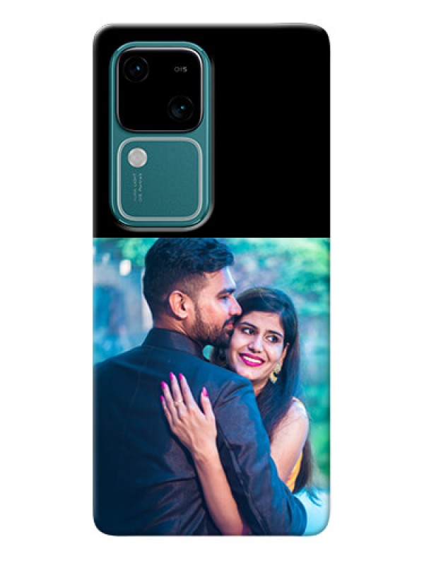 Custom Vivo V30 5G Custom Hard Phone Case - Upload Full Picture With Custom Color Design