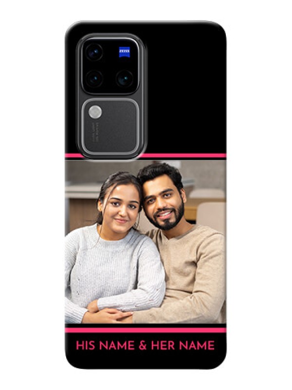 Custom Vivo V30 Pro 5G Mobile Covers With Add Text Design