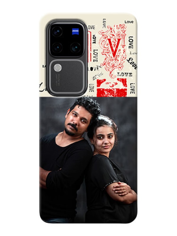 Custom Vivo V30 Pro 5G mobile cases online: Trendy Love Design Case