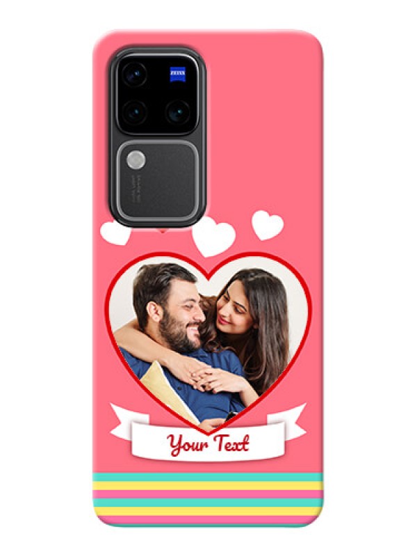 Custom Vivo V30 Pro 5G Personalised mobile covers: Love Doodle Design