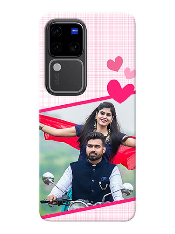 Custom Vivo V30 Pro 5G Personalised Phone Cases: Love Shape Heart Design