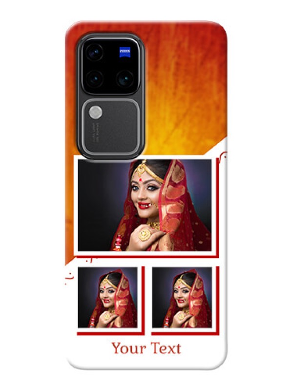 Custom Vivo V30 Pro 5G Personalised Phone Cases: Wedding Memories Design
