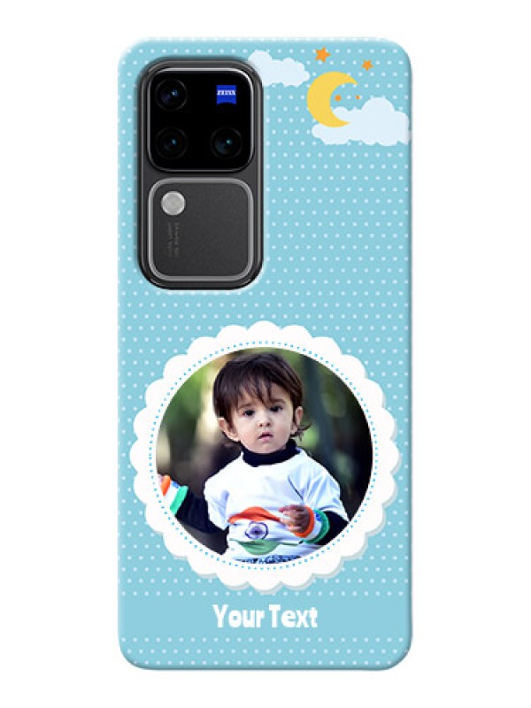 Custom Vivo V30 Pro 5G mobile cases online: violet Pattern Design