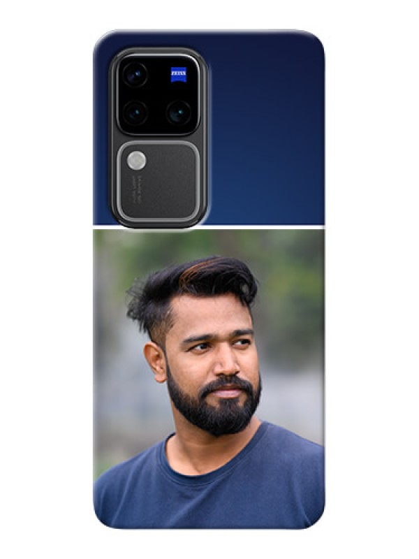Custom Vivo V30 Pro 5G Mobile Cases: Simple Royal Blue Design