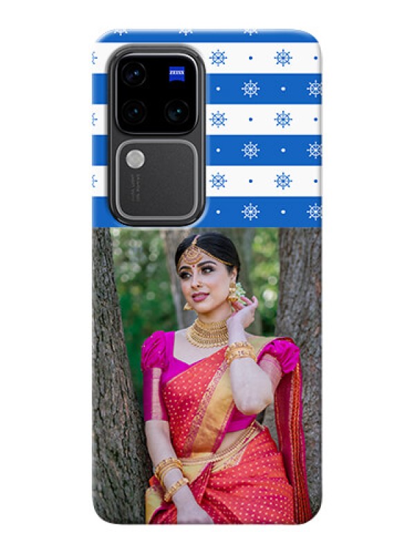 Custom Vivo V30 Pro 5G custom mobile covers: Snow Pattern Design