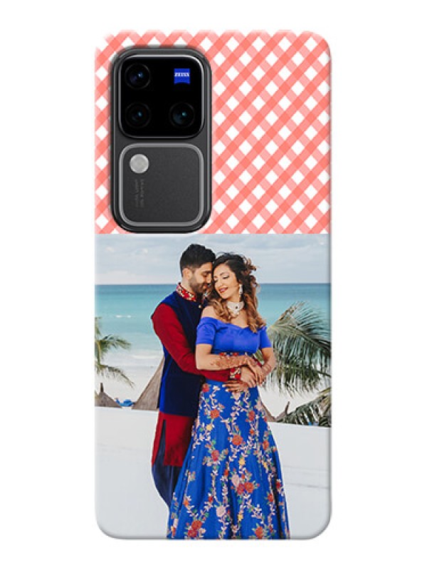 Custom Vivo V30 Pro 5G custom mobile cases: Pink Pattern Design