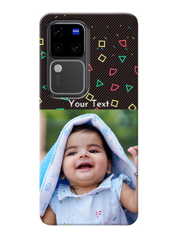 Custom Vivo V30 Pro 5G custom mobile cases with confetti birthday design