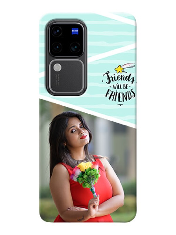 Custom Vivo V30 Pro 5G Mobile Back Covers: Friends Picture Icon Design