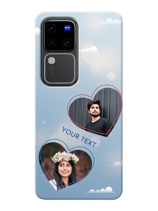 Custom Vivo V30 Pro 5G Phone Cases: Blue Color Couple Design