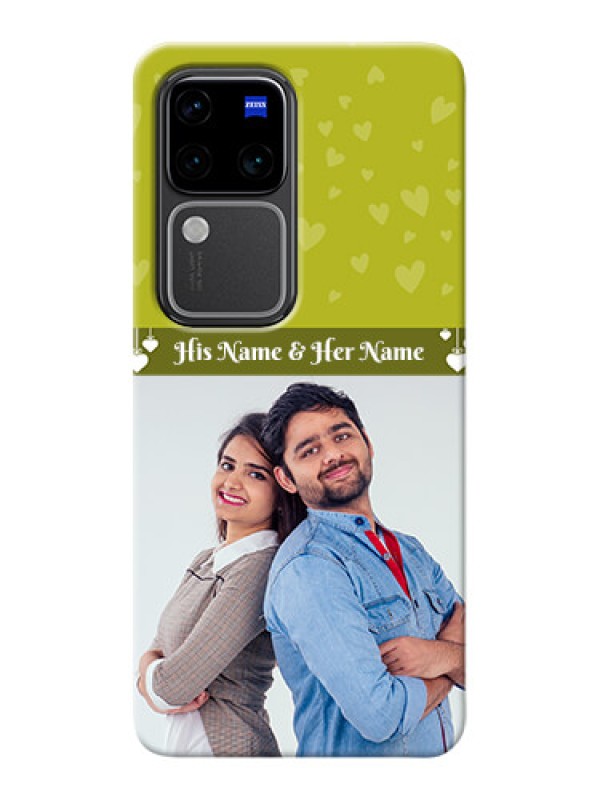 Custom Vivo V30 Pro 5G custom mobile covers: You & Me Heart Design