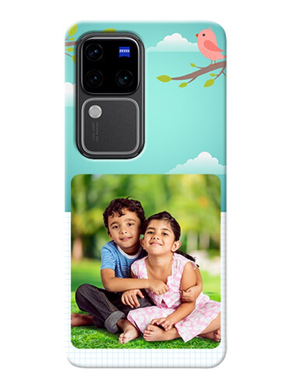 Custom Vivo V30 Pro 5G phone cases online: Doodle love Design