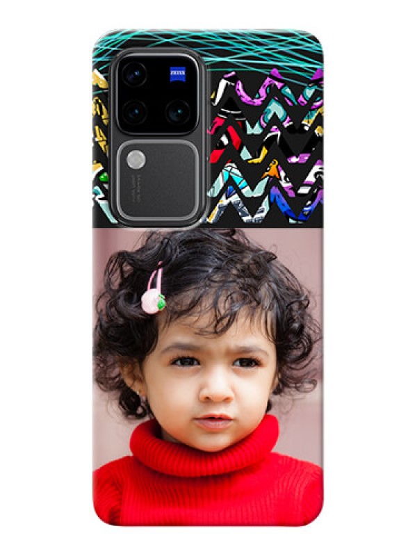 Custom Vivo V30 Pro 5G personalized phone covers: Neon Abstract Design