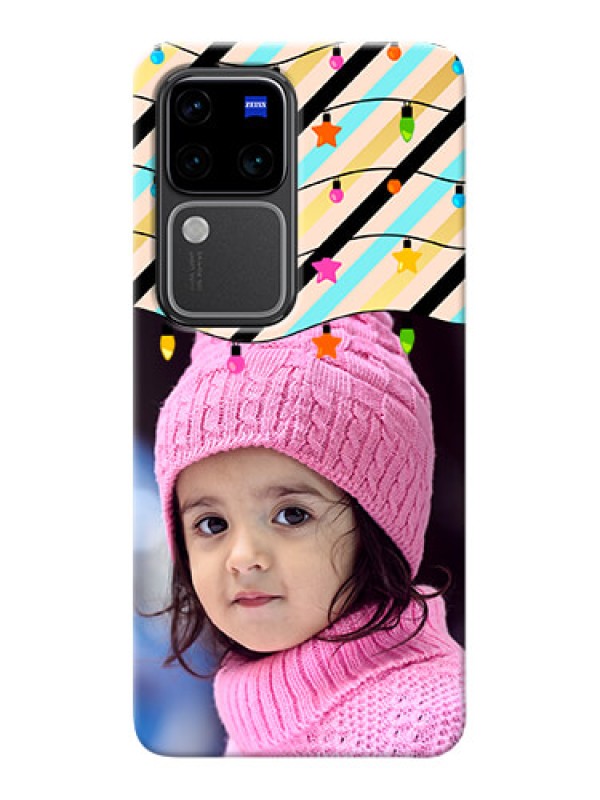 Custom Vivo V30 Pro 5G Personalized Mobile Covers: Lights Hanging Design
