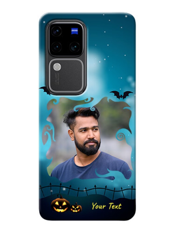 Custom Vivo V30 Pro 5G Personalised Phone Cases: Halloween frame design