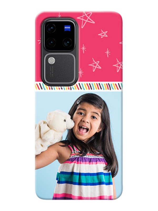 Custom Vivo V30 Pro 5G Personalized Phone Cases: line art design