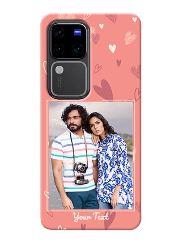 Custom Vivo V30 Pro 5G custom mobile phone cases: love doodle art Design