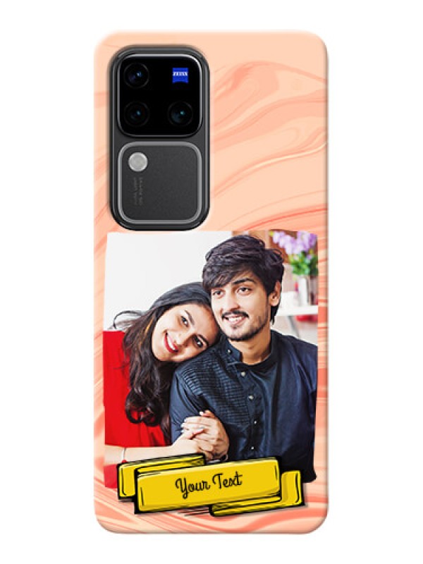 Custom Vivo V30 Pro 5G Customized Phone Cases: Marble Texture Design