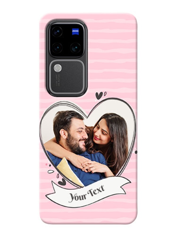 Custom Vivo V30 Pro 5G custom mobile phone covers: Vintage Heart Design