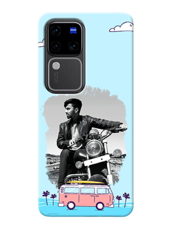 Custom Vivo V30 Pro 5G Mobile Covers Online: Travel & Adventure Design