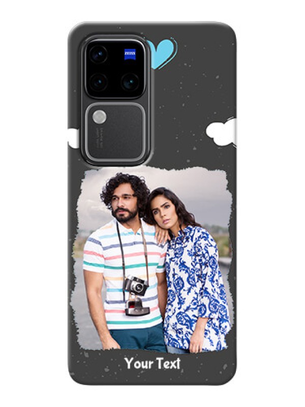 Custom Vivo V30 Pro 5G Mobile Back Covers: splashes with love doodles Design