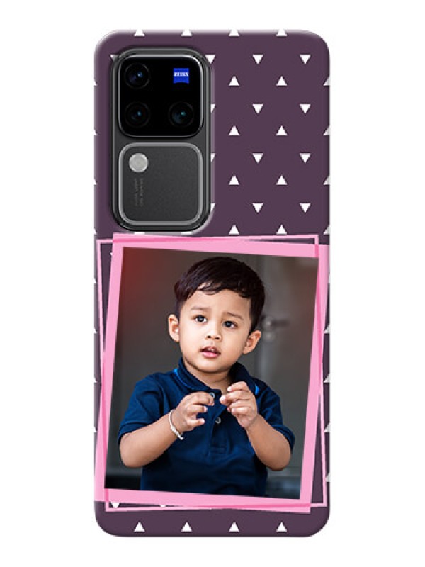 Custom Vivo V30 Pro 5G Phone Cases: Triangle Pattern Dotted Design