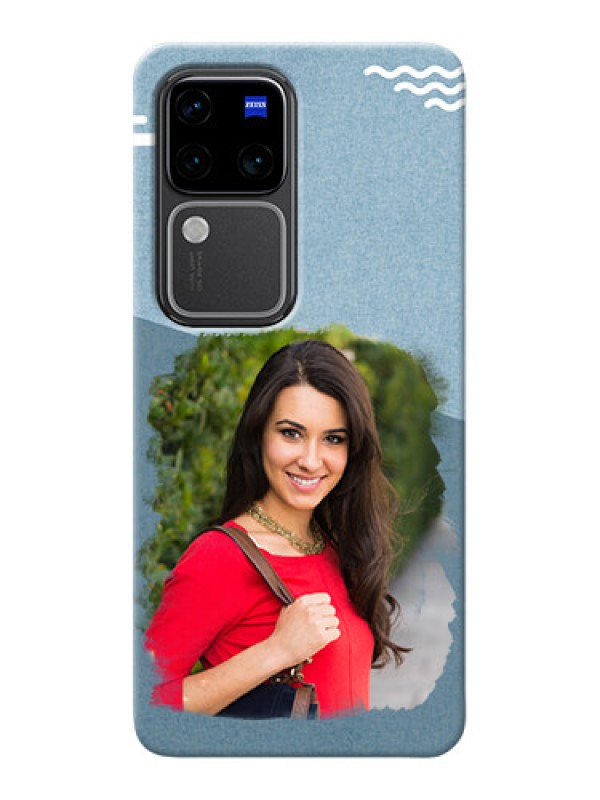 Custom Vivo V30 Pro 5G custom mobile phone covers: Grunge Line Art Design