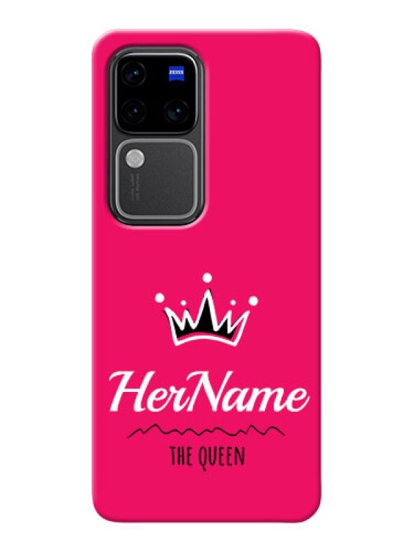 Custom Vivo V30 Pro 5G Queen Phone Case with Name