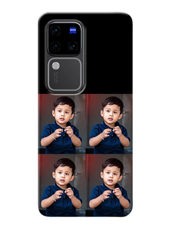 Custom Vivo V30 Pro 5G 4 Image Holder on Mobile Cover