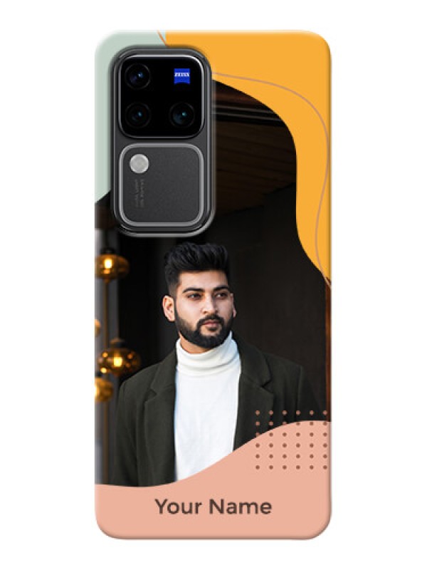 Custom Vivo V30 Pro 5G Personalized Phone Case with Triwithcoloured overlay design